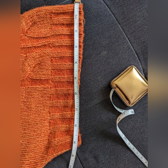 💙 MEXX 💙 Rust / Burnt Orange Short Cardigan - Picture 4 of 6